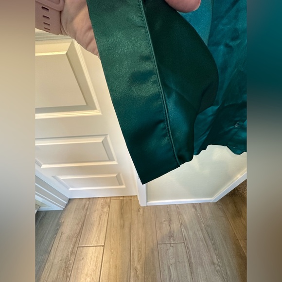 Victoria’s Secret Long Sleeved Pant Pajamas Dark Green - Picture 6 of 10